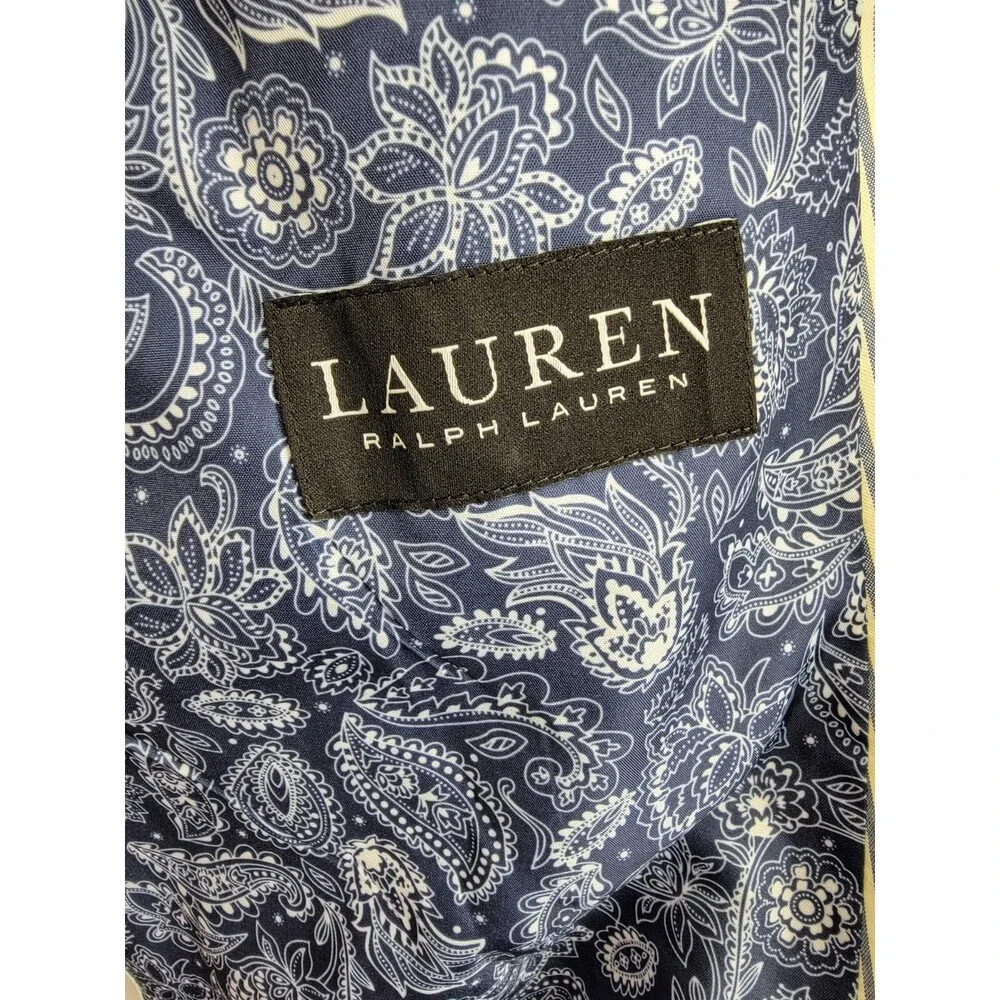 Lauren Ralph Lauren UltraFlex Classic-Fit Seersucker Sport Coat Boys 20R White - Picture 12 of 15